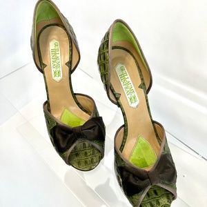 Guillaume Hinfray Crocodile Heels